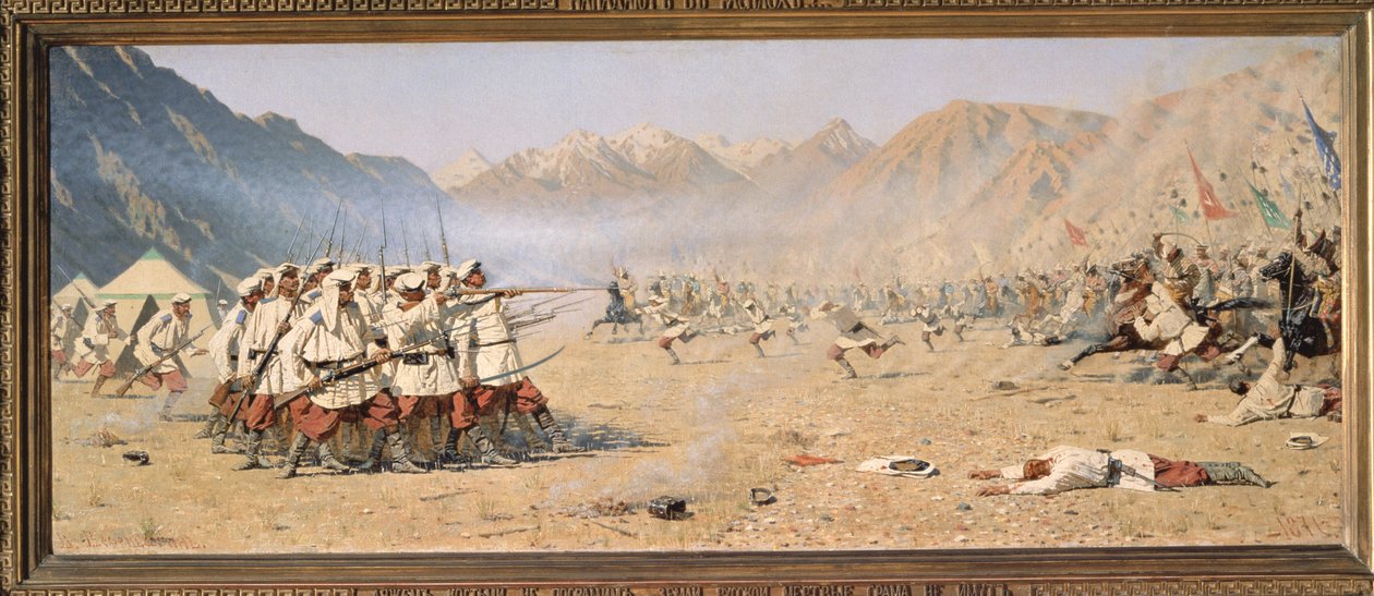 Überraschungsangriff, 1871 von Vasili Vasilievich Vereshchagin