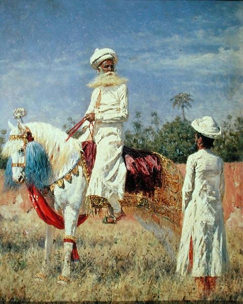 Ein Reiter in Jaipur von Vasili Vasilievich Vereshchagin