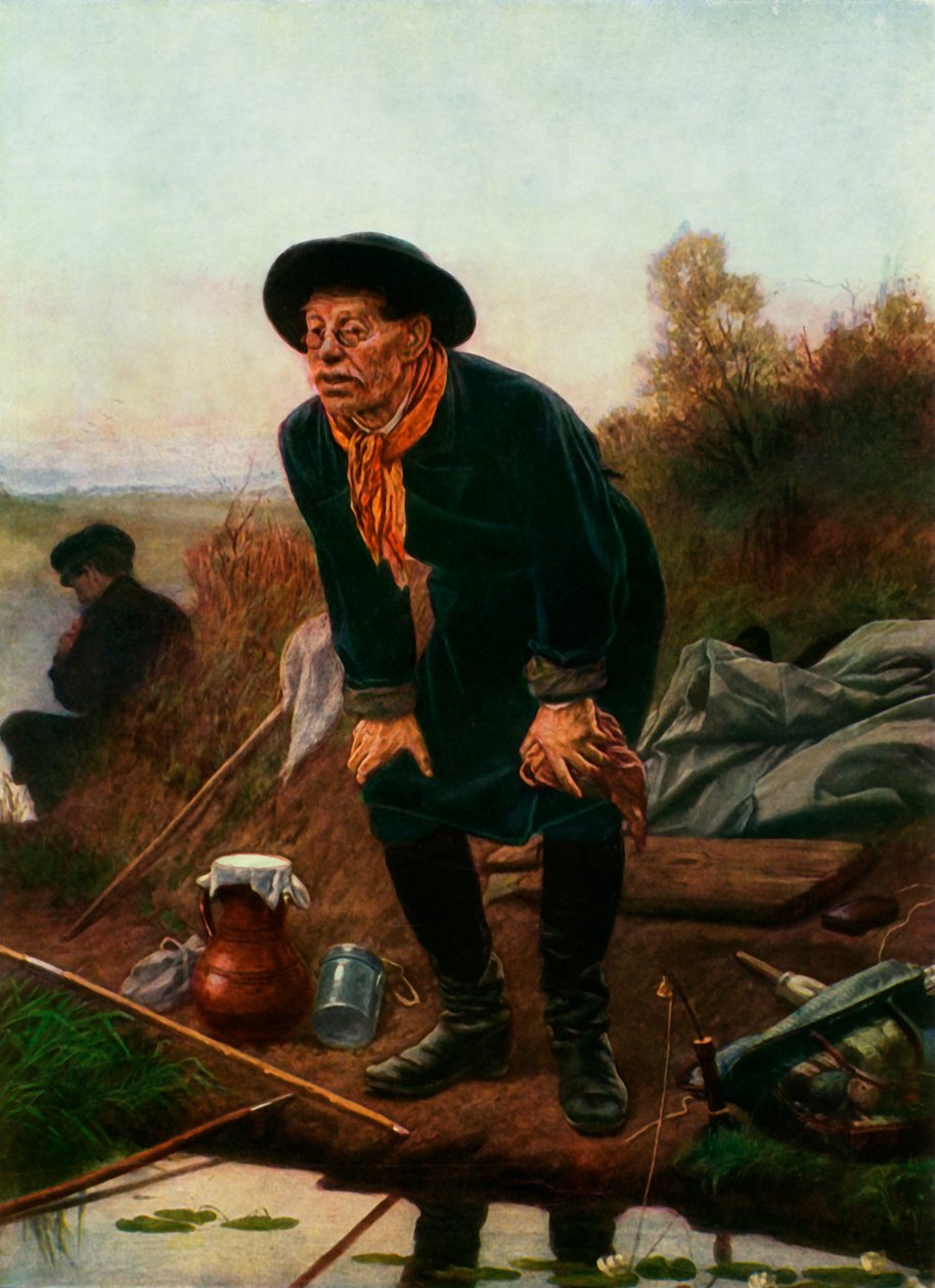 Der Fischer, 1871, 1965 von Vasily Perov