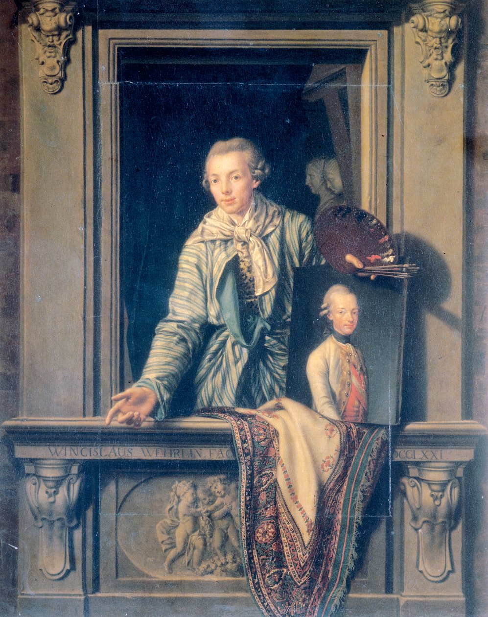 Selbstporträt von Venceslao Wehrlin von Venceslao Verlin