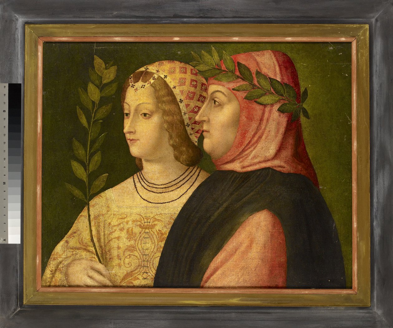 Petrarca und Laura de Noves, um 1510 von Venetian School