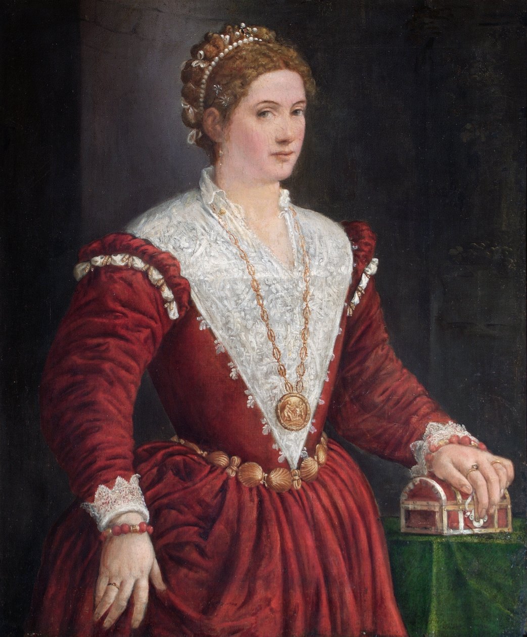 Eine unbekannte Dame von Venetian School