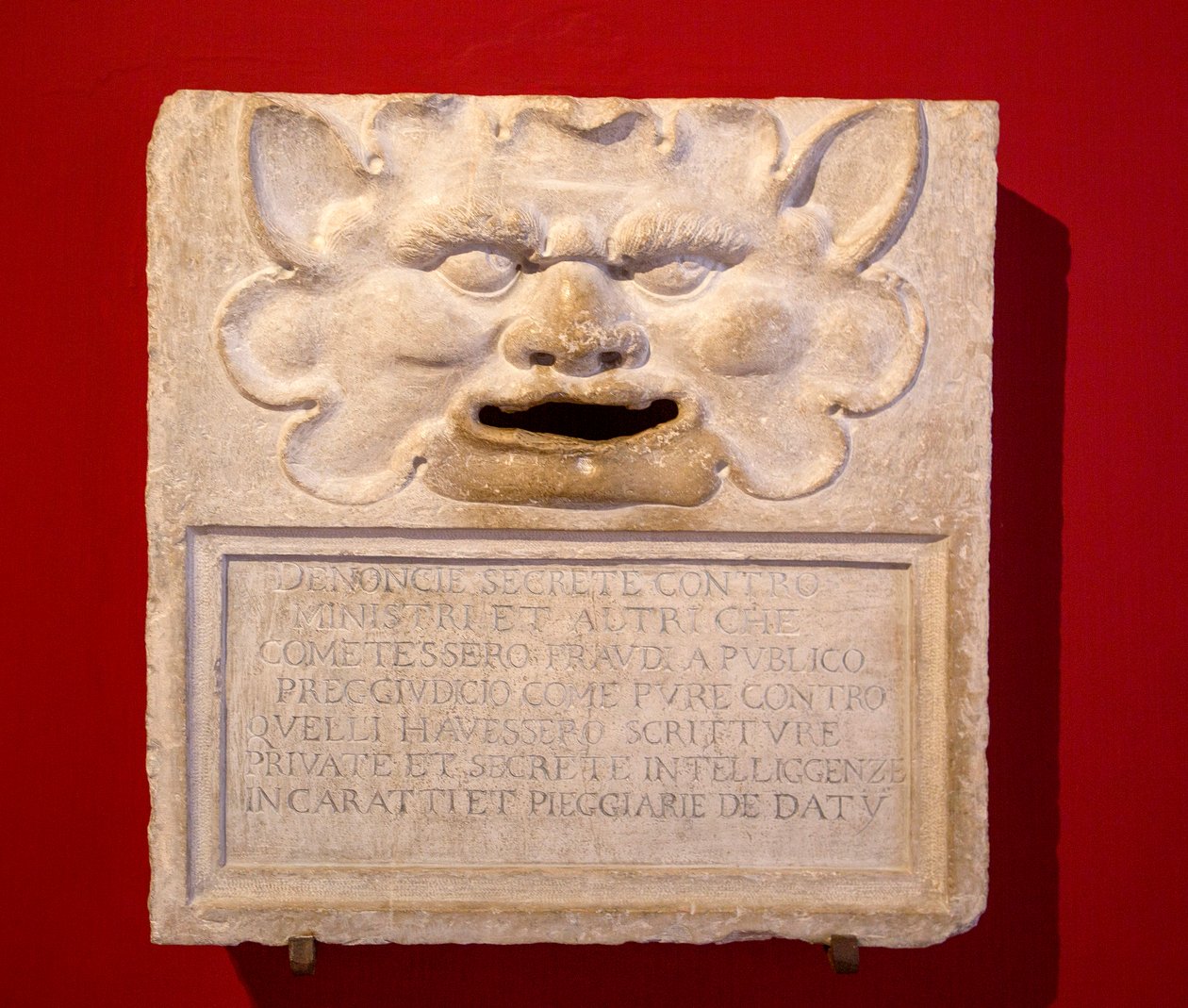 Mund der Wahrheit (Bocca di Leone) (Marmor) von Venetian School