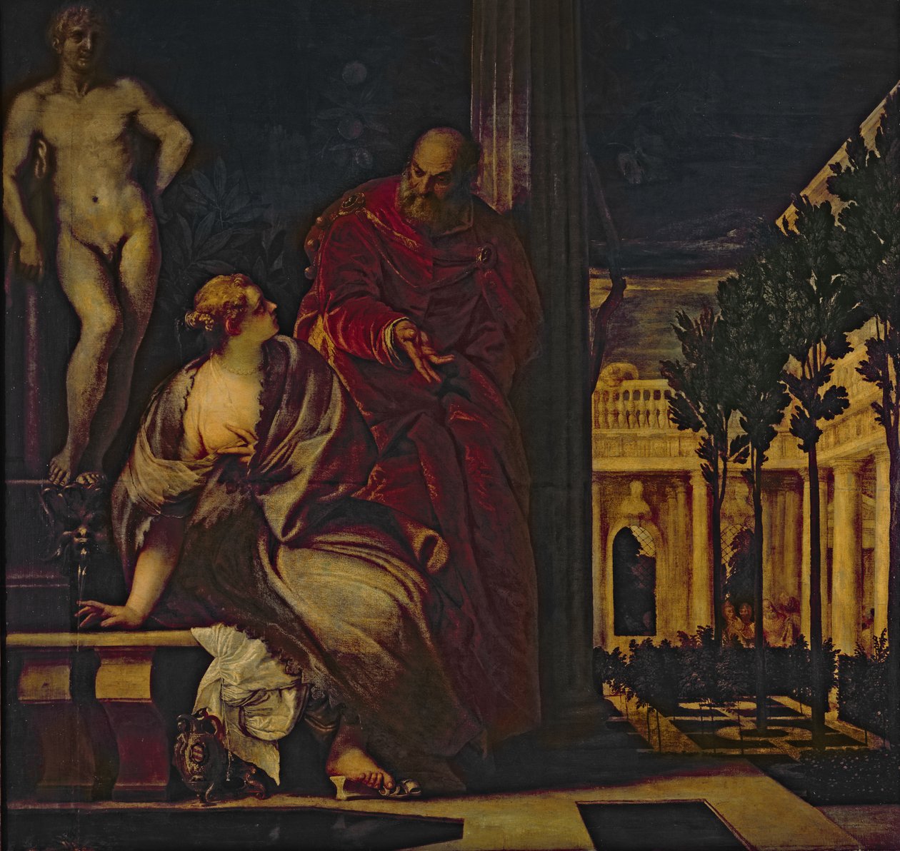 Bathseba bei ihrer Toilette von Paolo Veronese