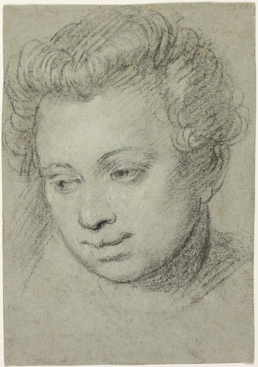 Kopf einer Frau von Veronese (Paolo Caliari)