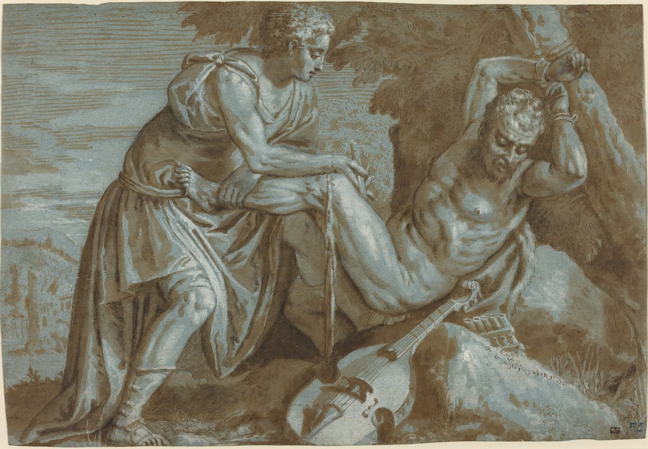 Apollo und Marsyas von Veronese