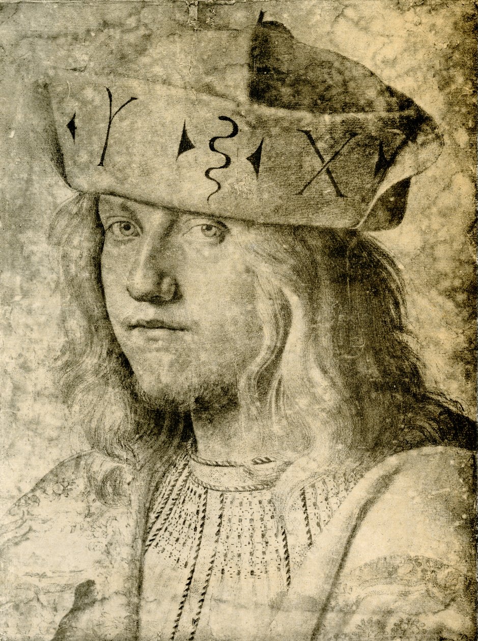 Junger Edelmann mit Mütze von Veronese School Veronese School
