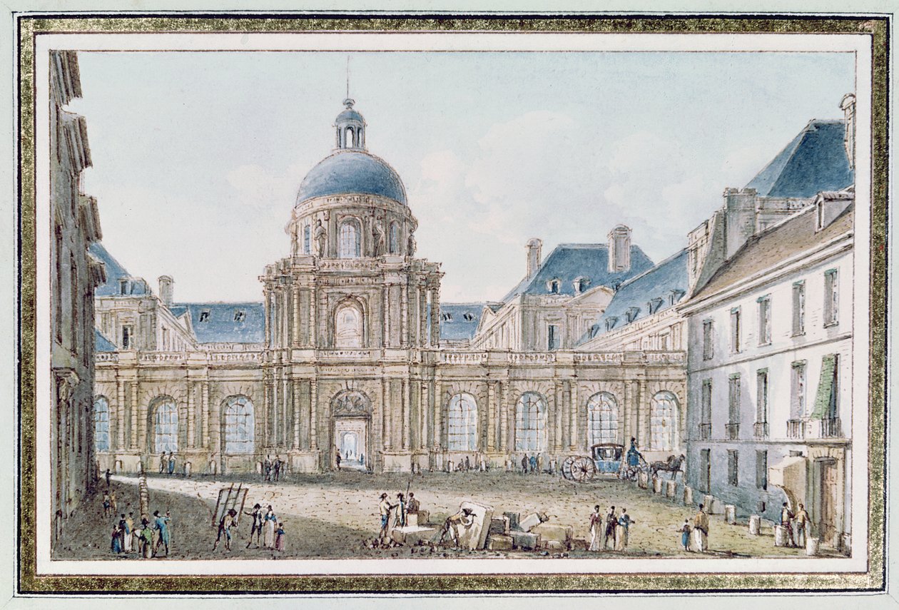 Ansicht des Palais du Senat Conservateur (Le Luxembourg) Paris von Victor Jean Nicolle
