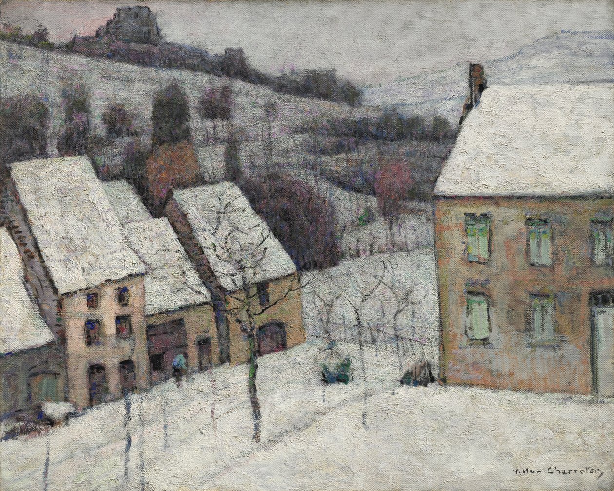 Murol im Schnee von Victor Charreton