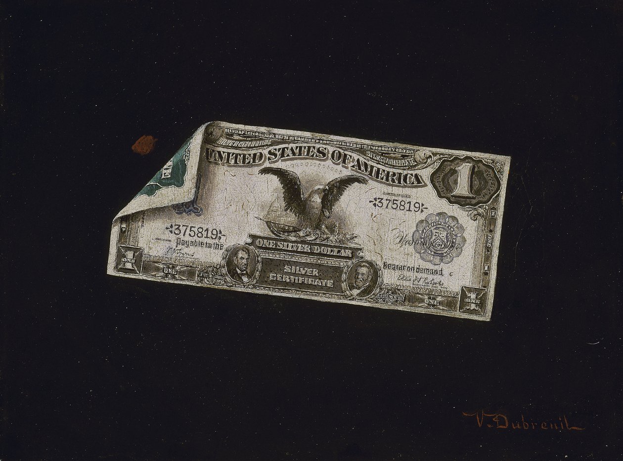 Ein-Dollar-Silberzertifikat von Victor Dubreuil