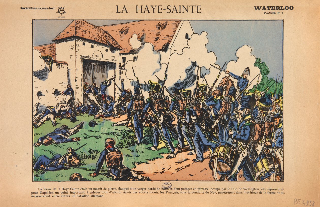 La Haye-Sainte, Waterloo, um 1920 von Victor Huen