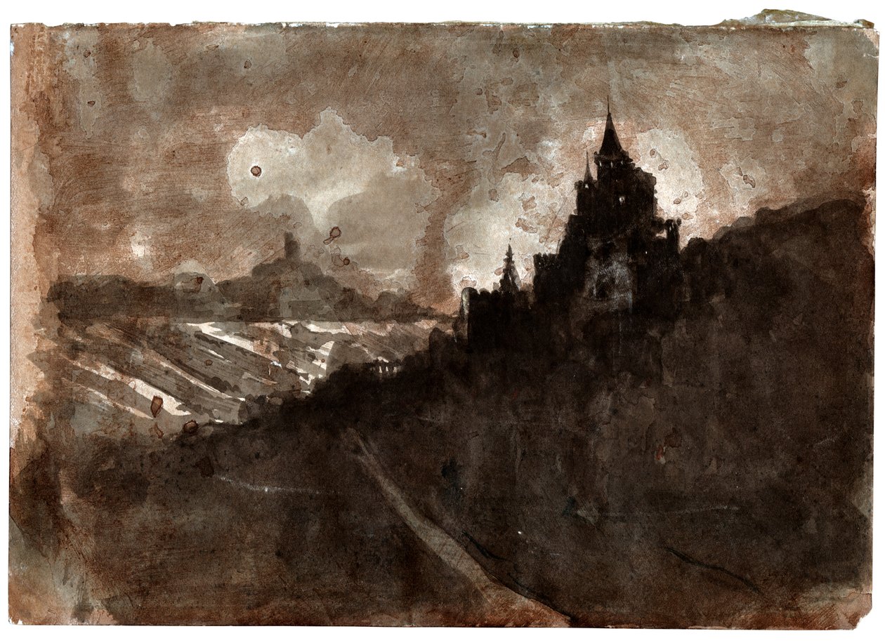Rheintal, ca. 1850 von Victor Hugo