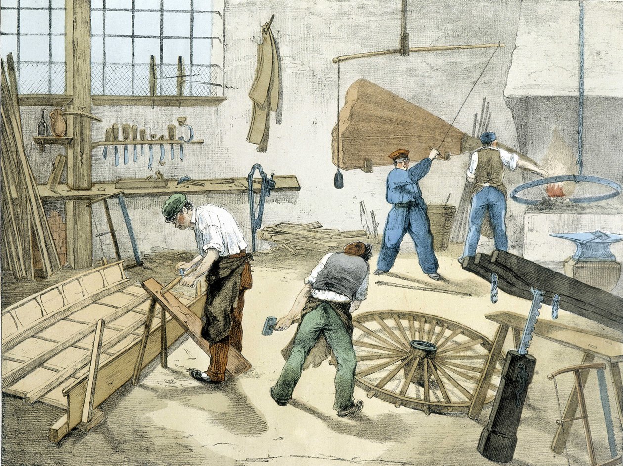 Jansons Lithographie, 19. Jahrhundert von Victor Janson