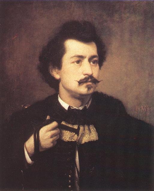 Selbstporträt von Viktor Madarász