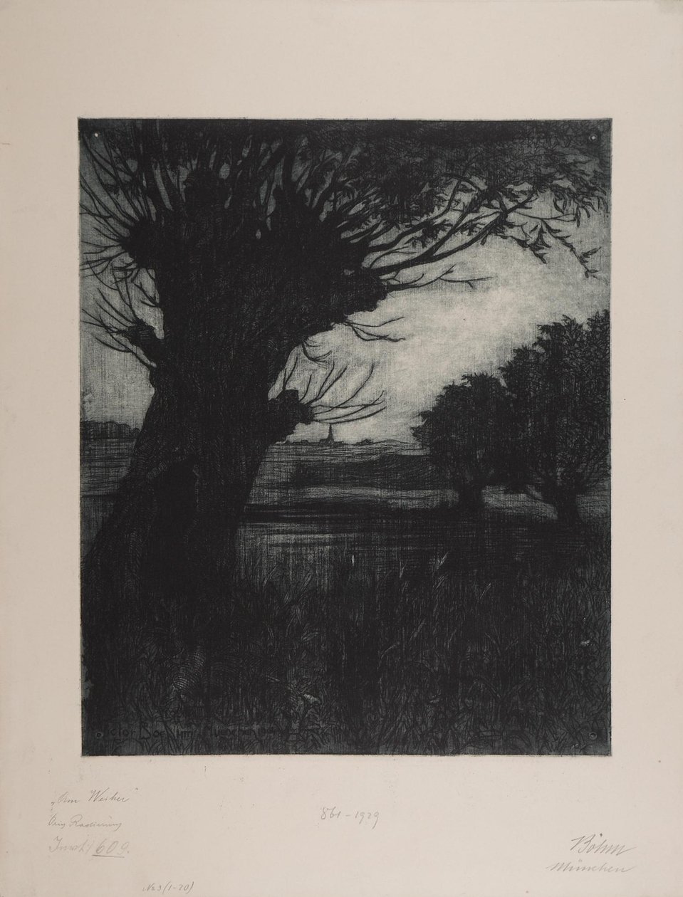 Am Weiher von Viktor Böhm