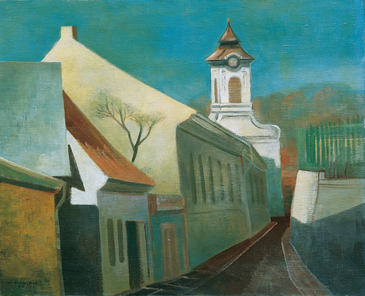Straße in Pötzleinsdorf von Viktor Planckh