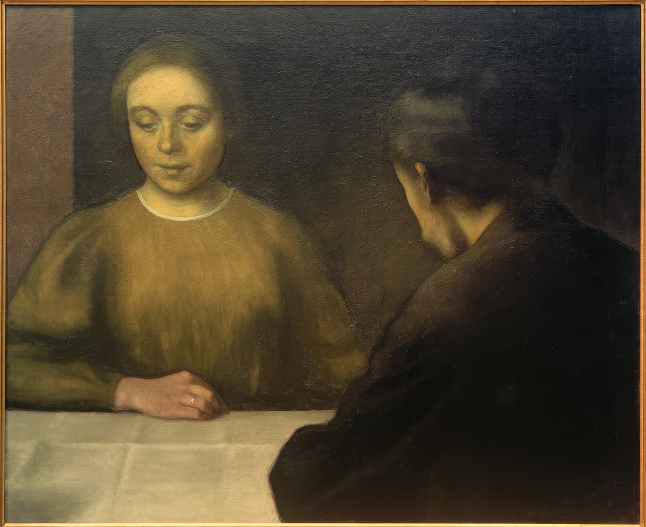 Ehepaar Hammershøi von Vilhelm Hammershoi