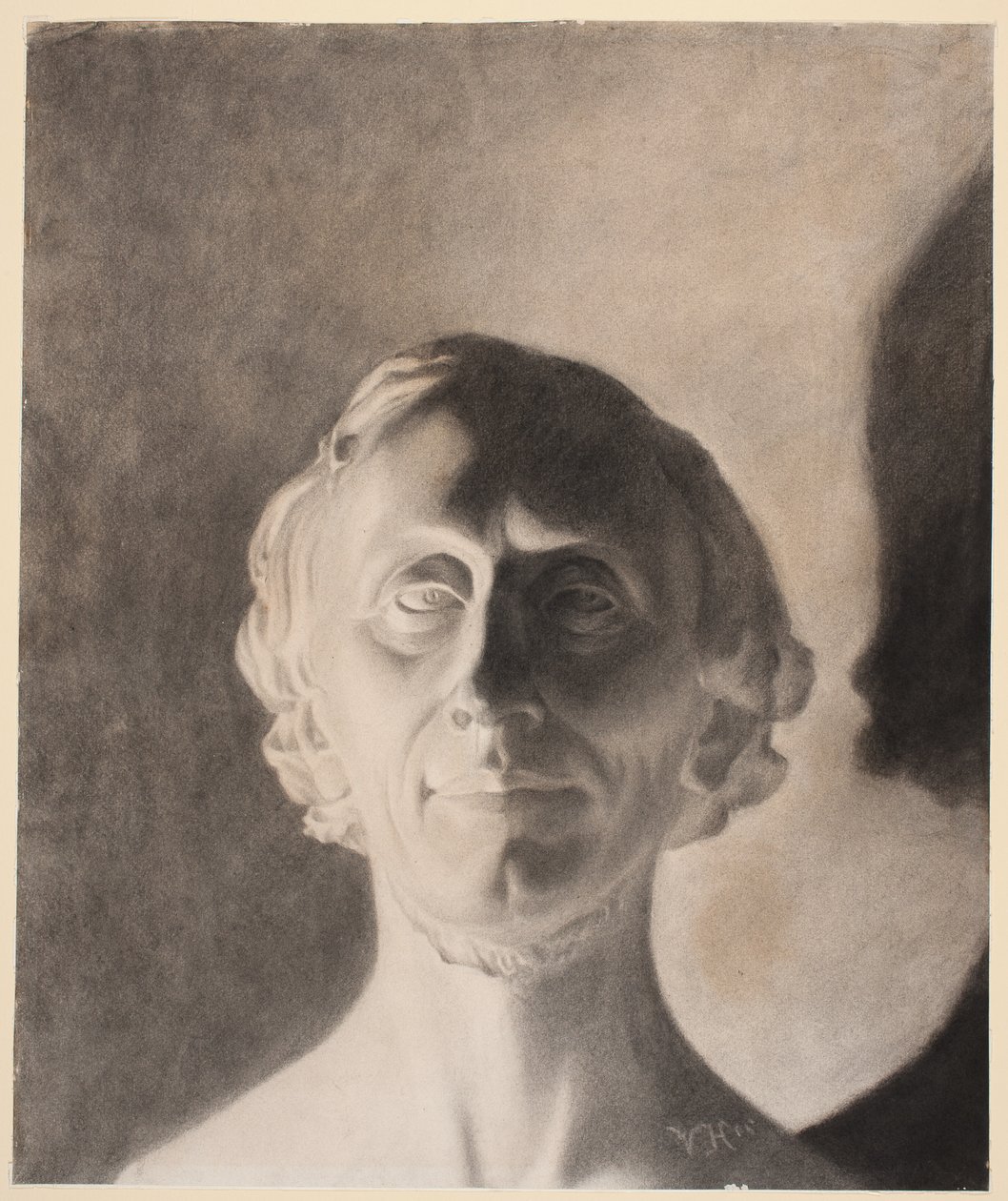 H.W. Bissens Porträtbüste von H.C. Andersen von Vilhelm Hammershøi
