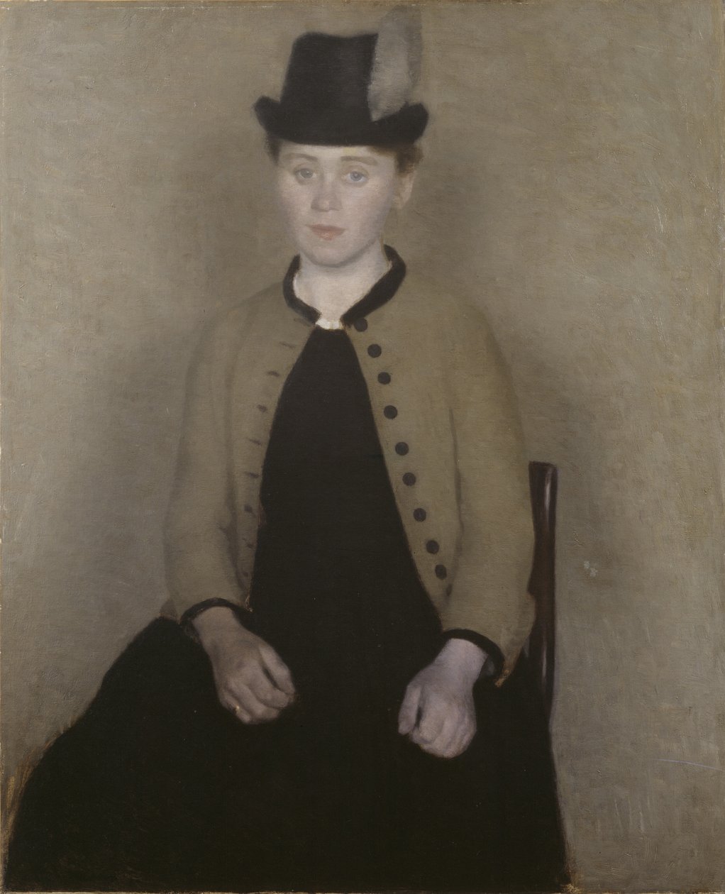 Ida Ilsted, später die Frau des Künstlers von Vilhelm Hammershøi