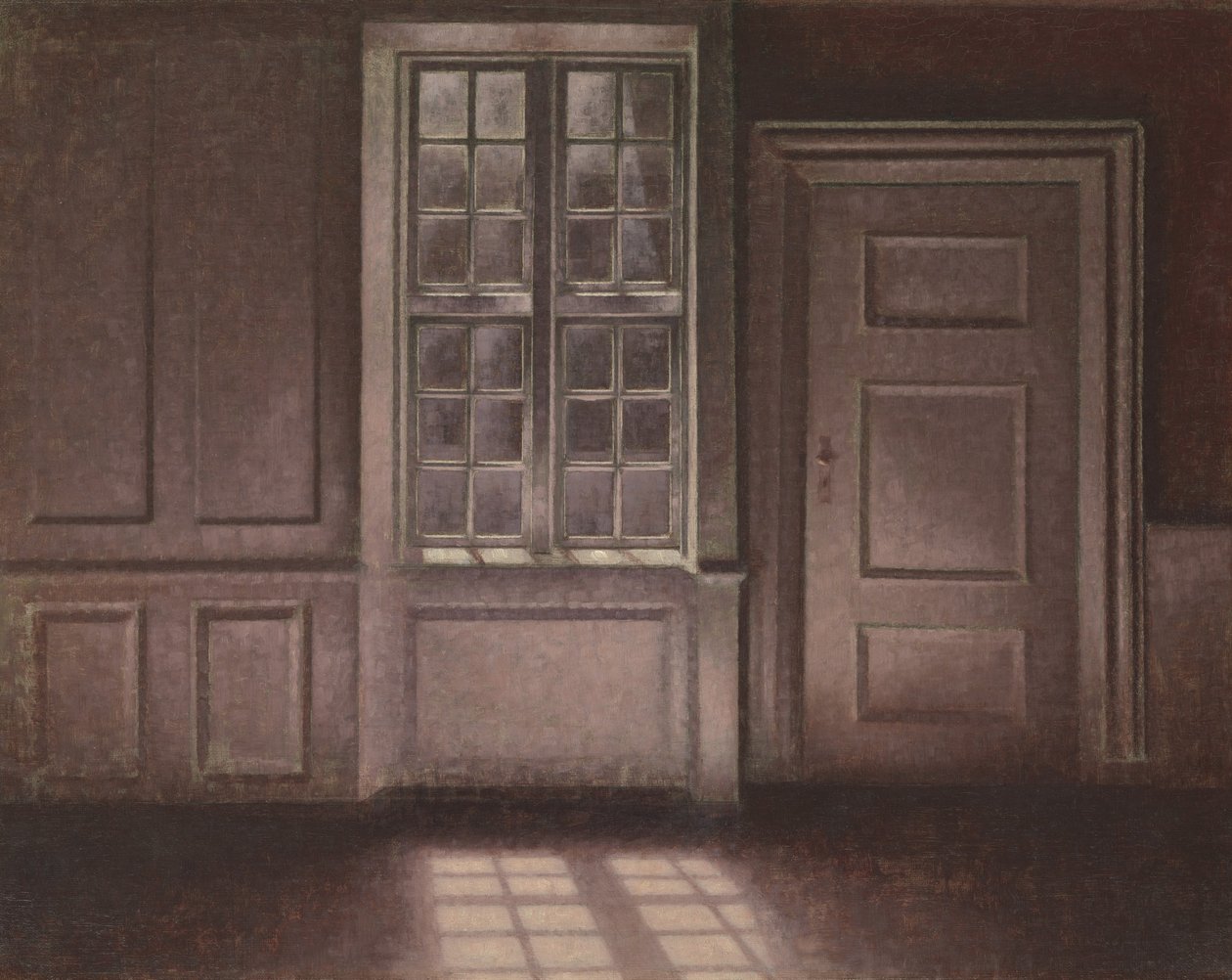 Mondlicht, Strandgade 30, 1900-1906 von Vilhelm Hammershøi