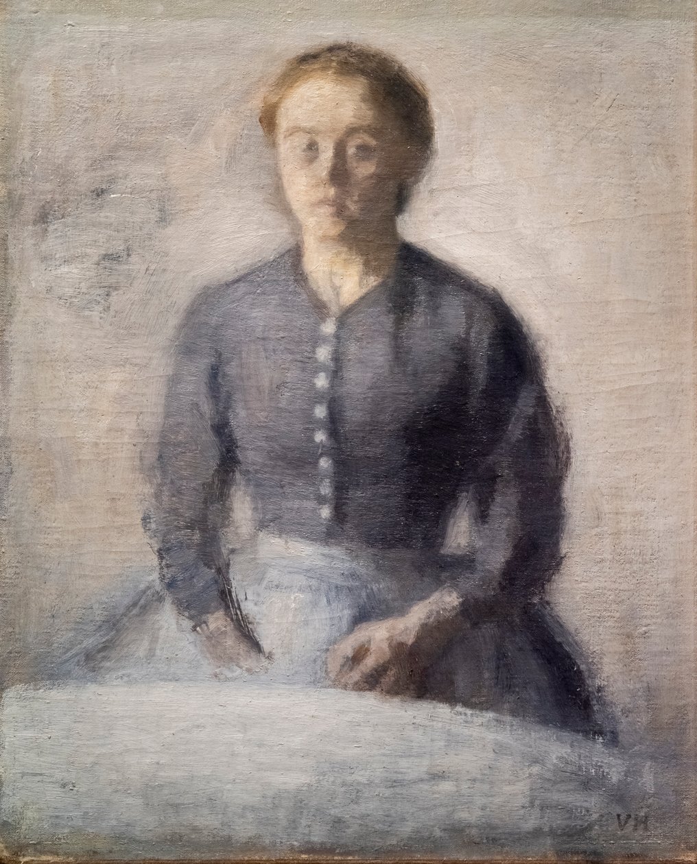 Porträt von Ida von Vilhelm Hammershoi
