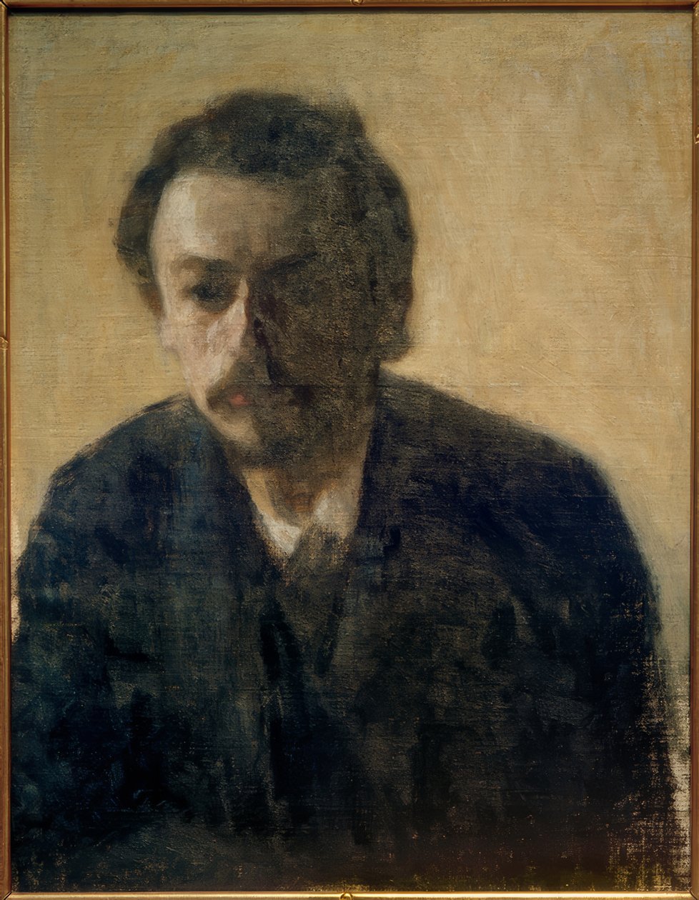 Selbstporträt V. Hammershøi, 1891 von Vilhelm Hammershoi