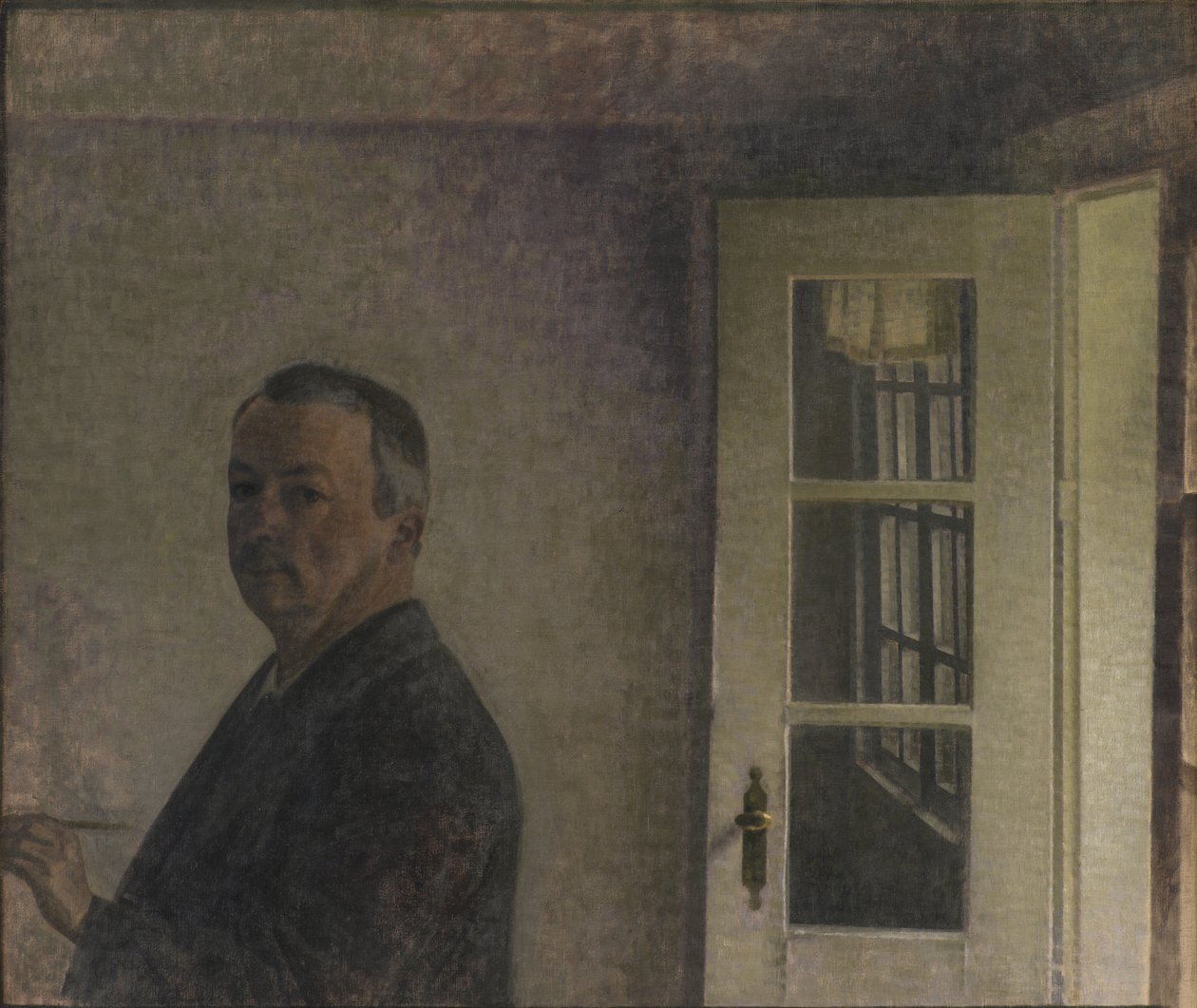Selbstporträt von Vilhelm Hammershoi