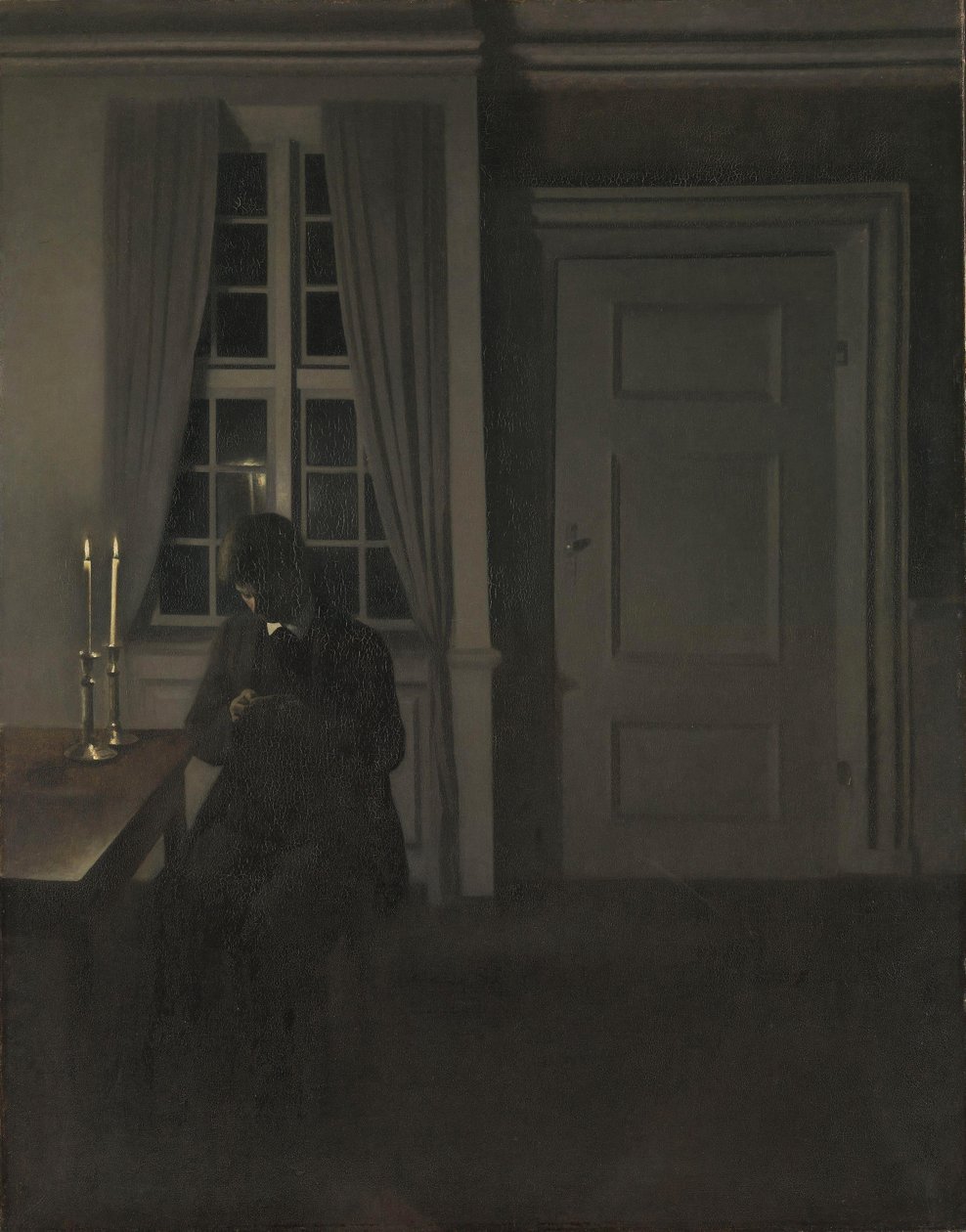 Der Münzsammler, 1904 von Vilhelm Hammershoi
