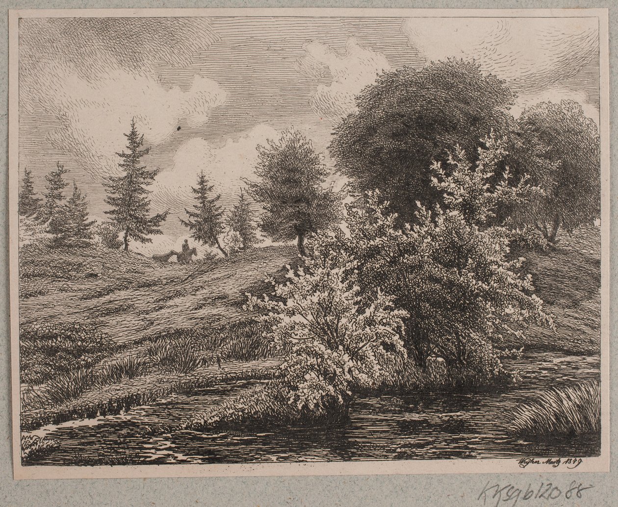 Hügel bei einem Moor von Vilhelm Kyhn
