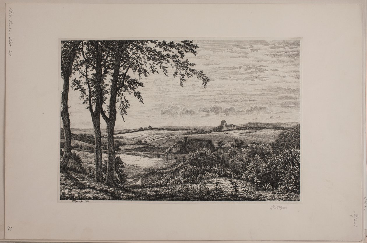Nachmittagslandschaft, Seeland von Vilhelm Kyhn