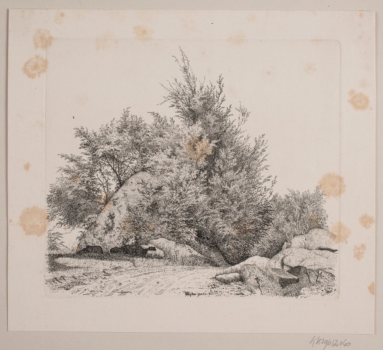 Ein großer Findling von Vilhelm Kyhn