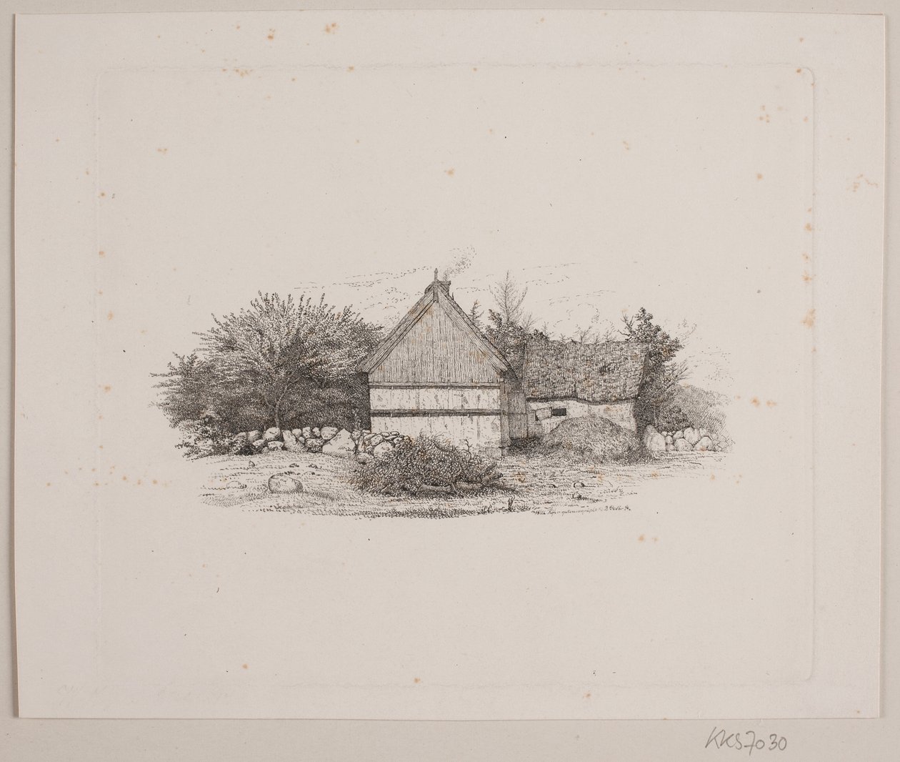 Ein Bauernhaus von Vilhelm Kyhn