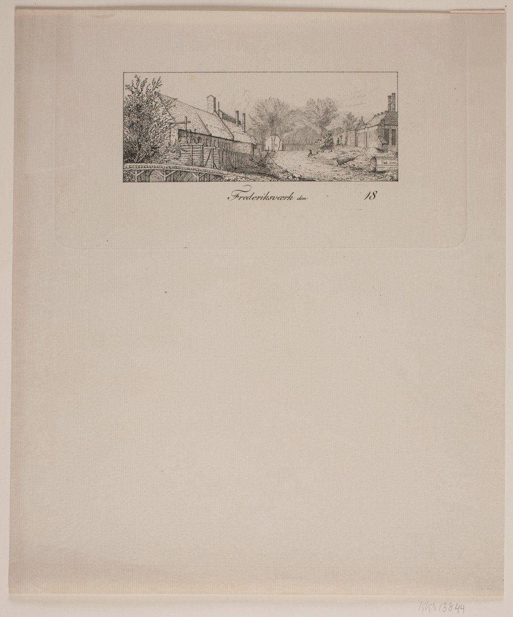 Gadeparti in Frederiksværk von Vilhelm Kyhn