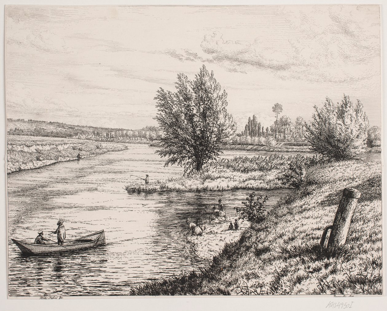 Partie am Fluss Marne von Vilhelm Kyhn