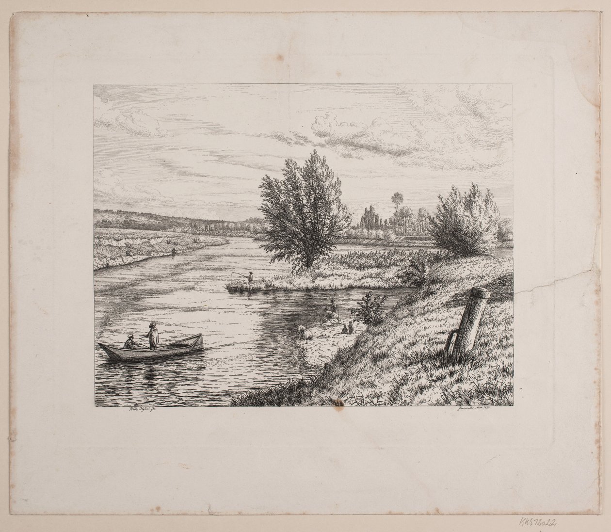 Parti ved Marnefloden von Vilhelm Kyhn