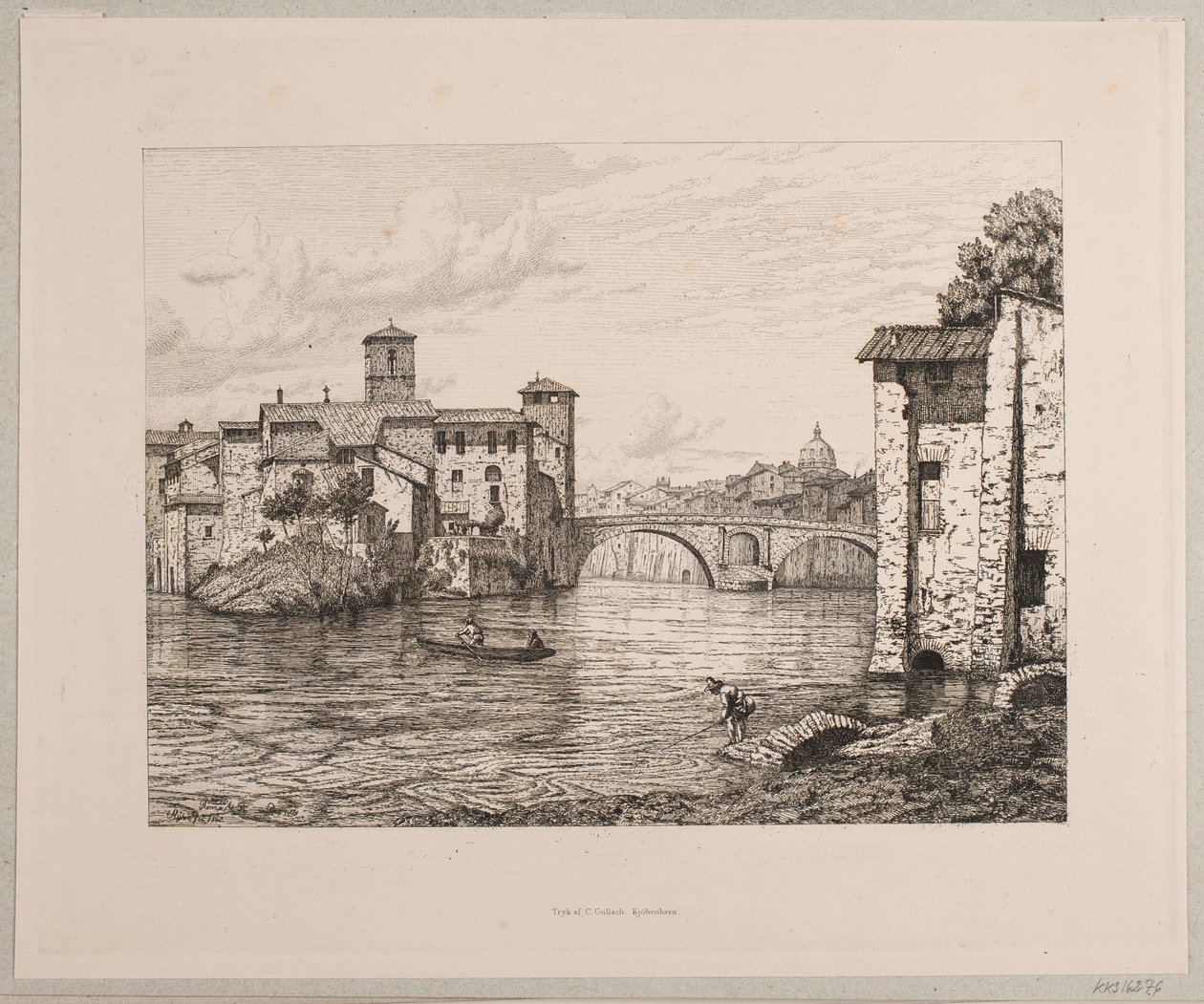 Partie bei Ponte Rotto in Rom von Vilhelm Kyhn