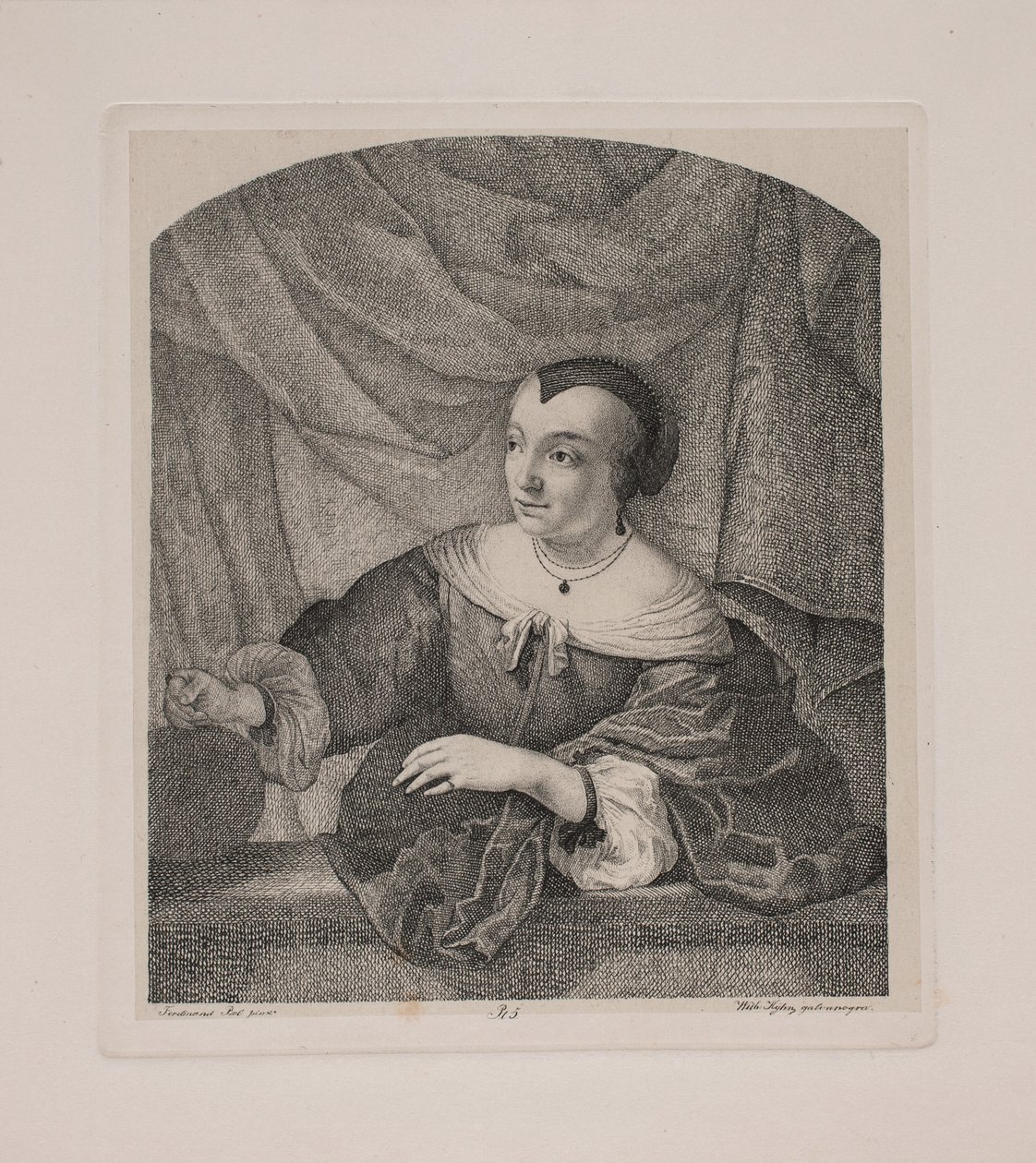 Porträt von Ferdinand Bols Frau von Vilhelm Kyhn