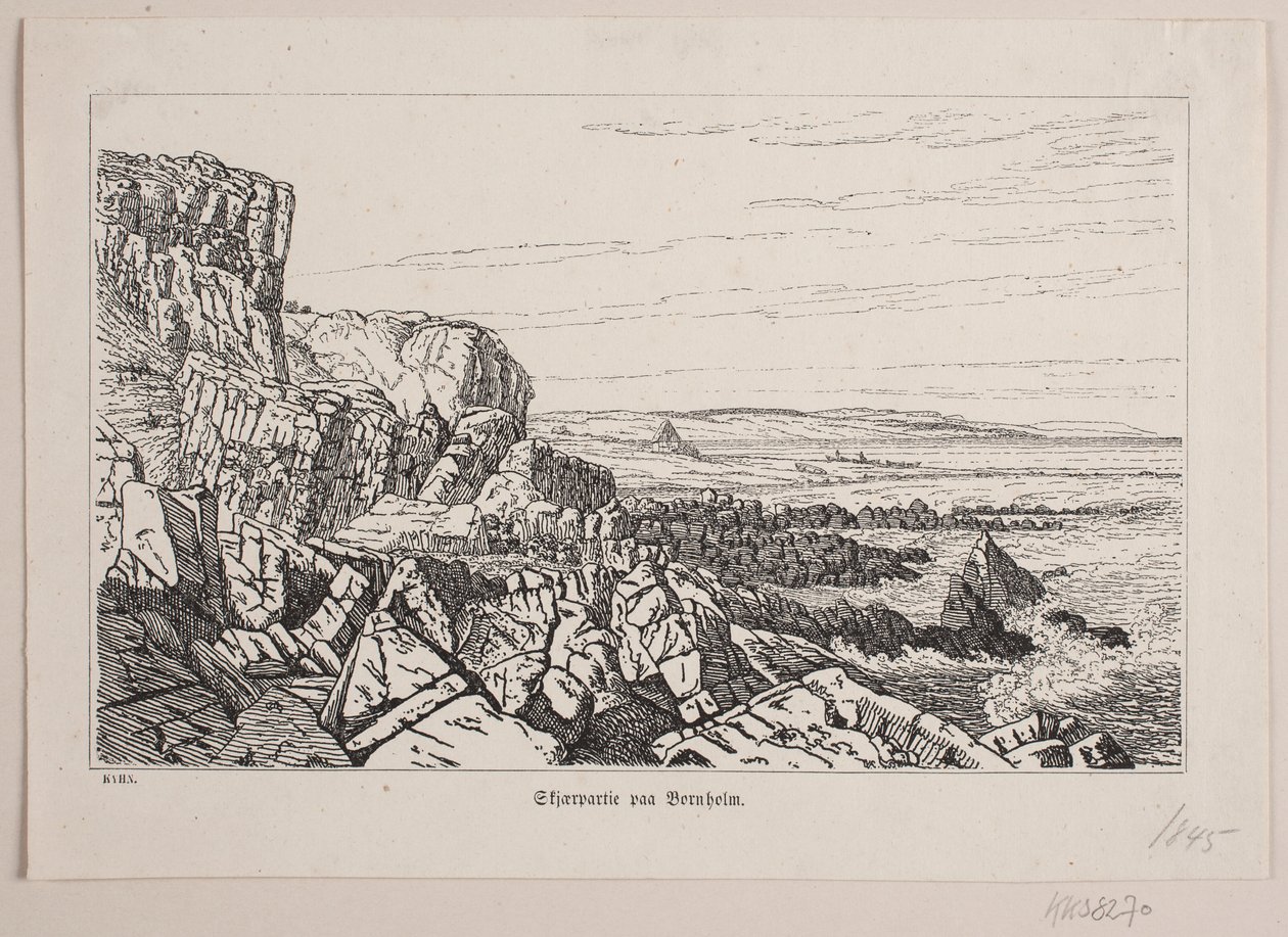 Küstenpartie auf Bornholm von Vilhelm Kyhn