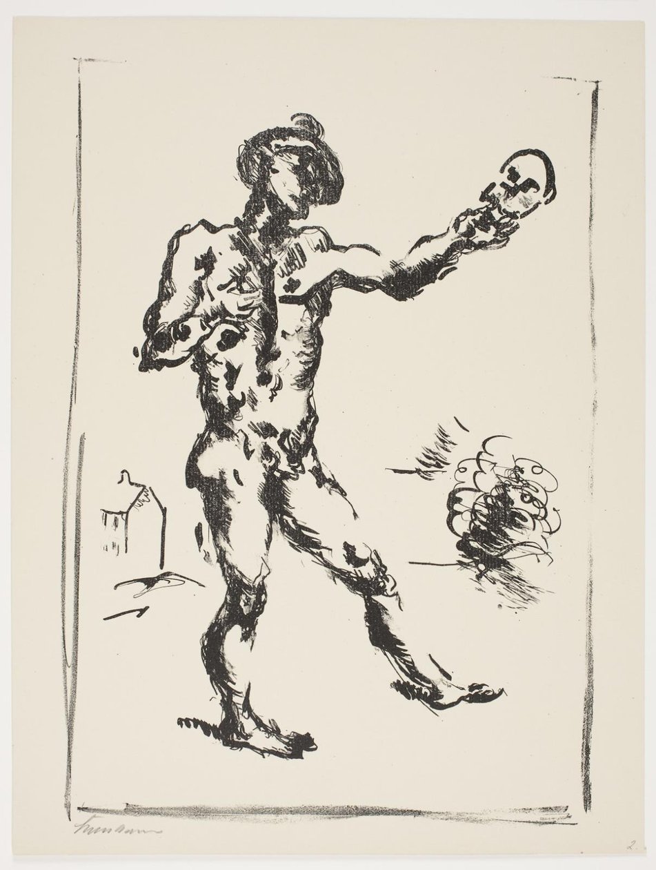 Blatt aus "Klingens Kunstnermappe Nr. 2" von Vilhelm Lundstrøm