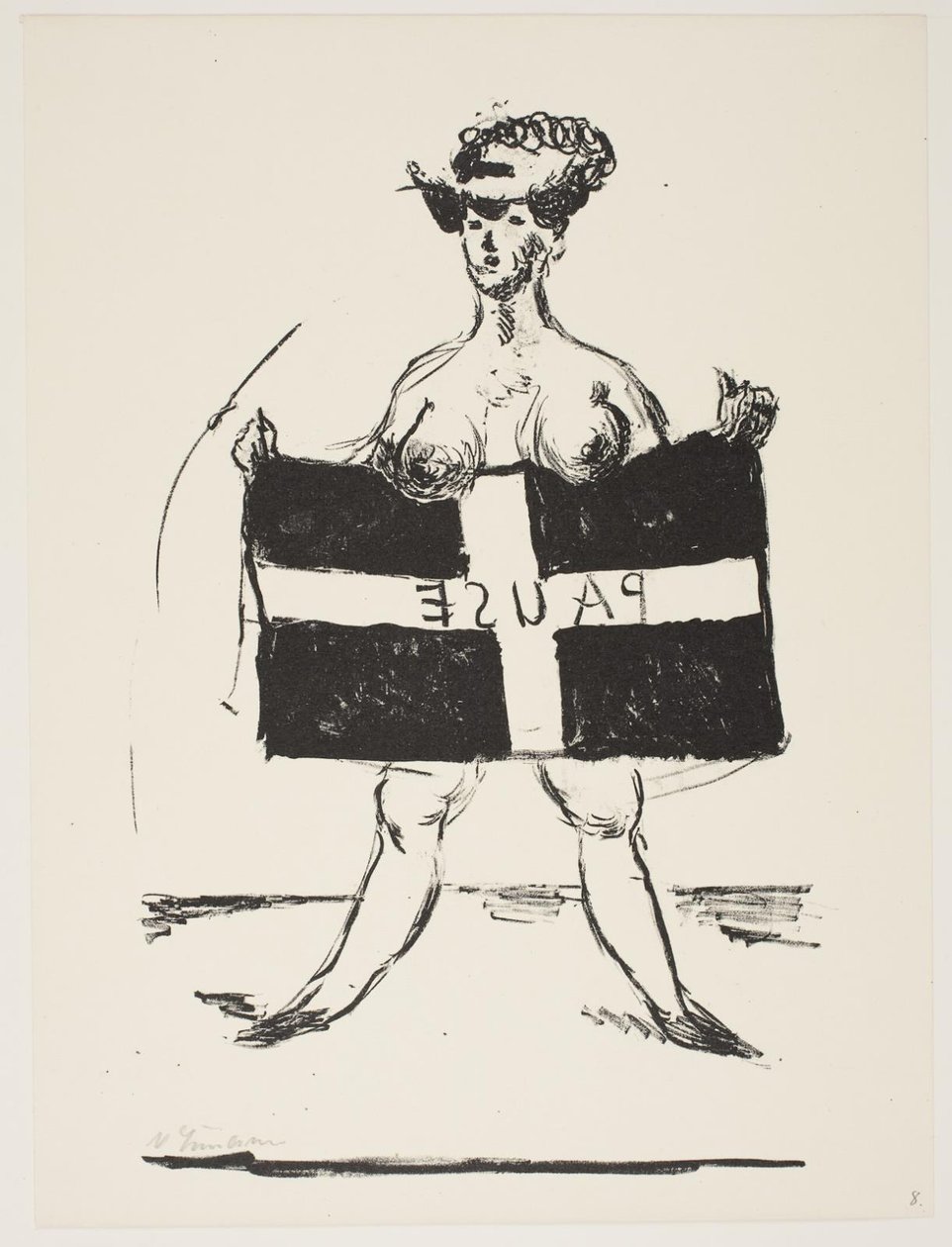 Blatt aus "Klingens Kunstnermappe Nr. 2" von Vilhelm Lundstrøm