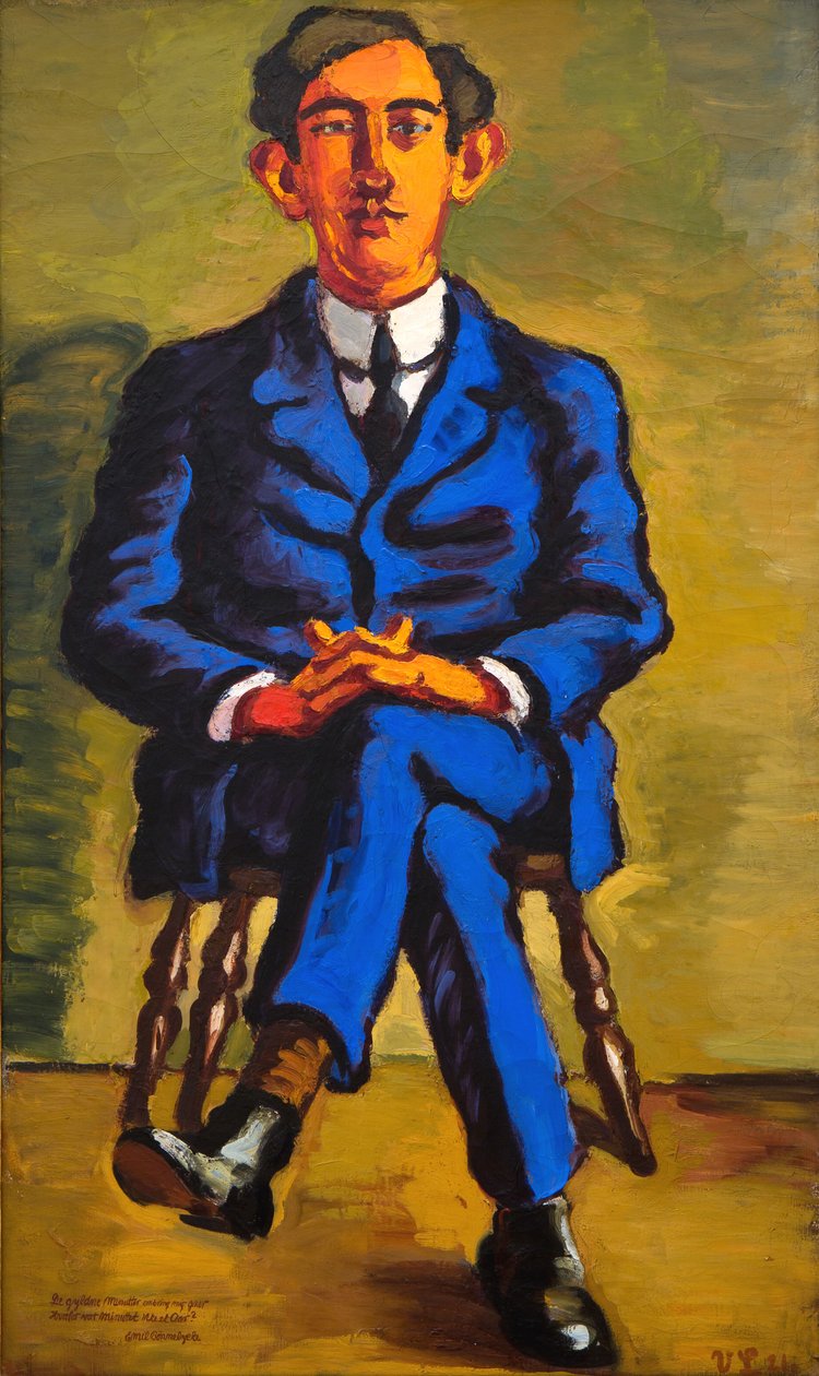 Porträt des Dichters Emil Bønnelycke von Vilhelm Lundstrøm