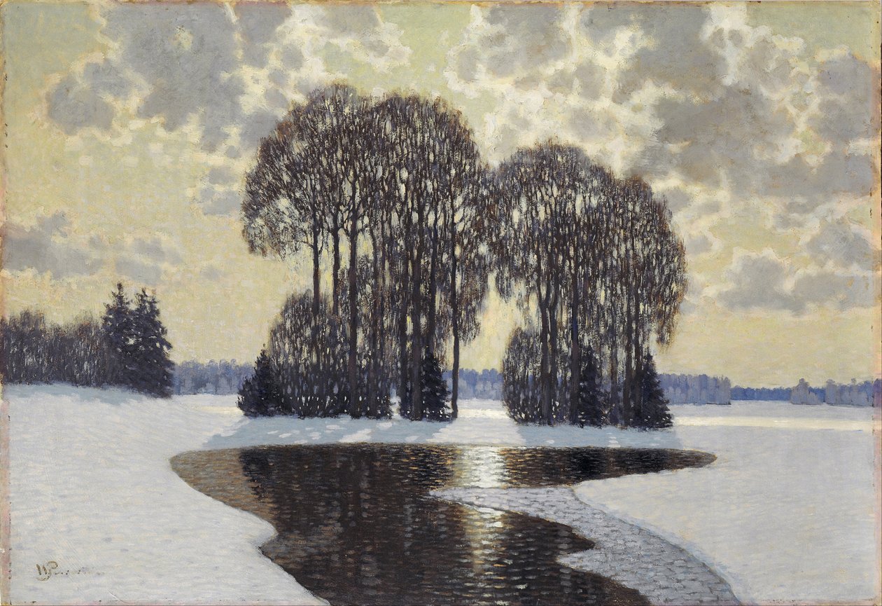 Winter, um 1910 von Vilhelms Purvitis