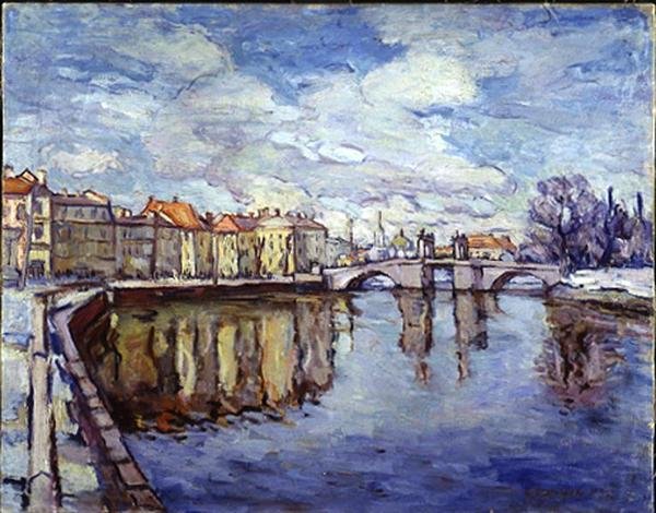 Ansicht von Tartu von Villem Aleksander Ormisson