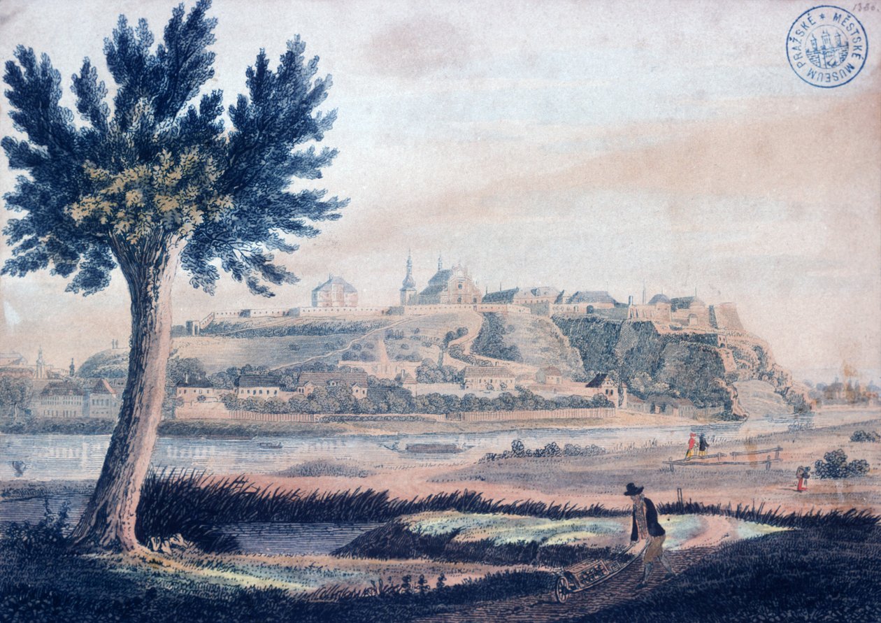 Ansicht von Vysehrad, ca. 1830 von Vincenc Morstadt