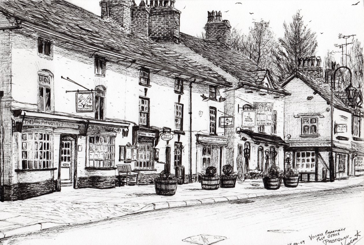 Postamt Prestbury, 2009 von Vincent Alexander Booth