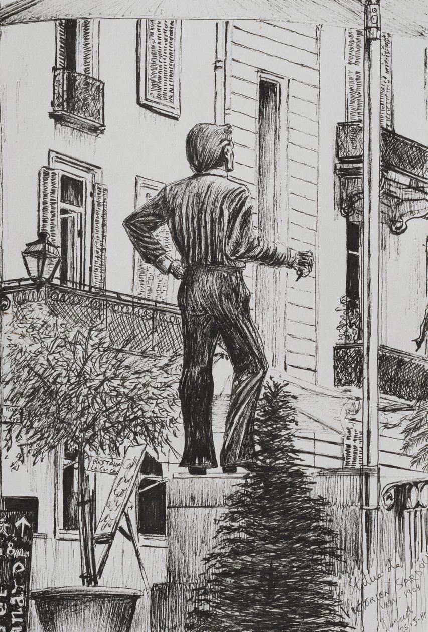 Statue in Cannet, 2014 von Vincent Alexander Booth