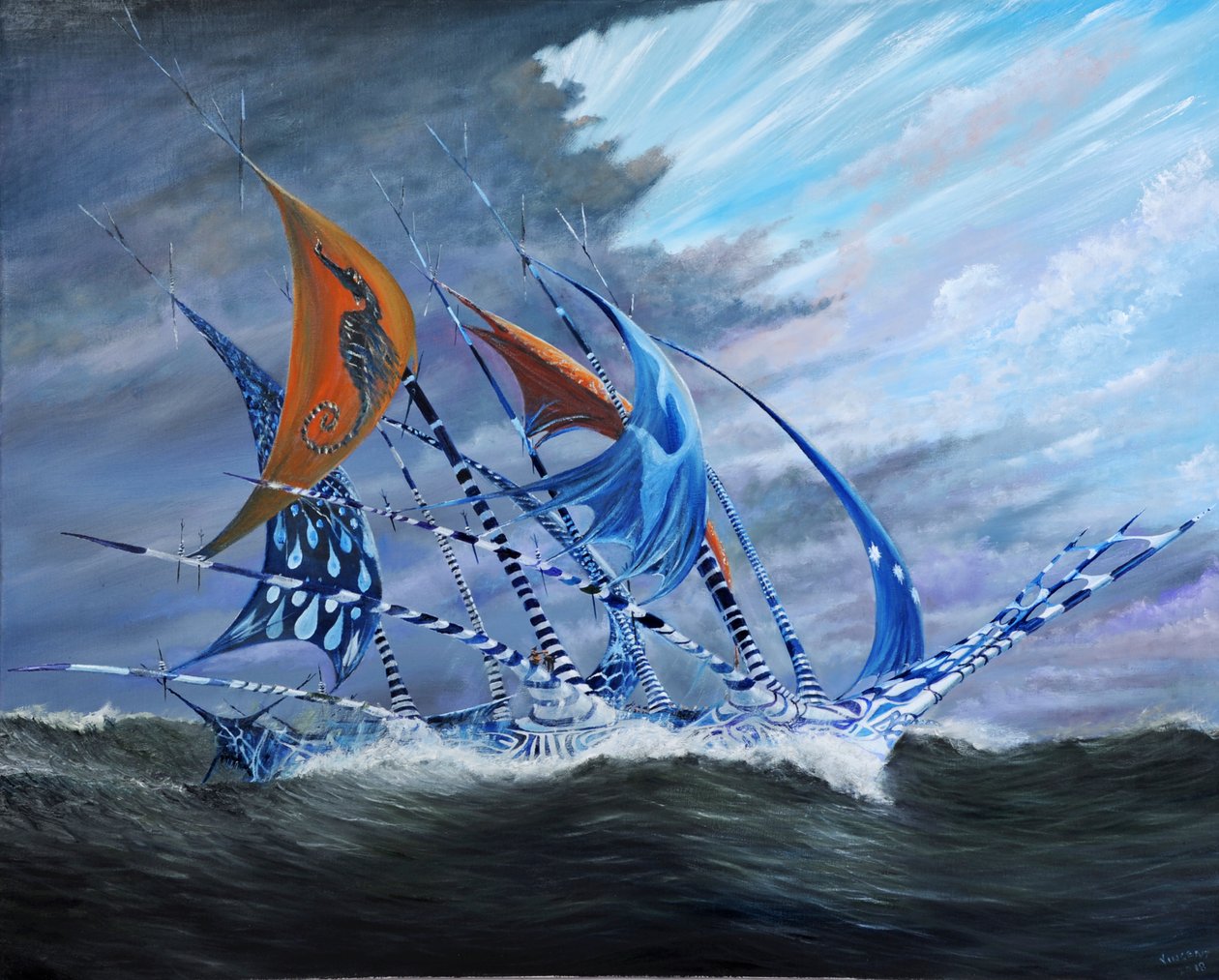 Sturmerschaffer Koro-See, 2018 von Vincent Alexander Booth