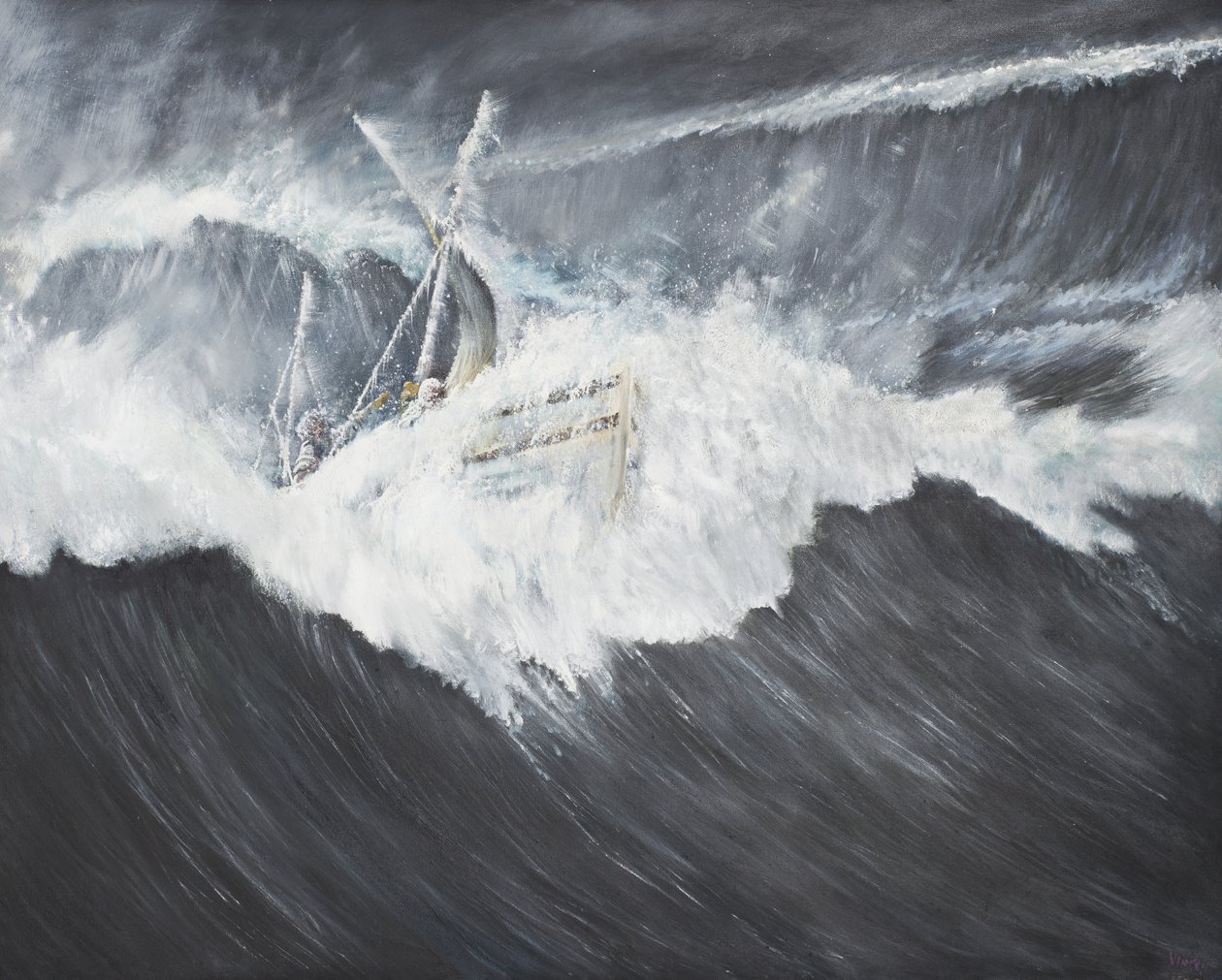 Die gigantische Welle (2), 2006 von Vincent Alexander Booth