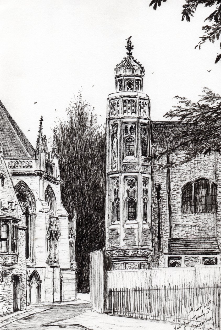 Trinity Street Cambridge, 2008 von Vincent Alexander Booth