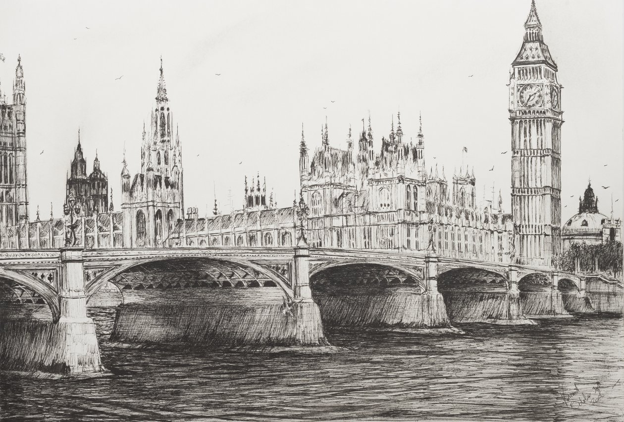 Westminster Bridge London, 2006 von Vincent Alexander Booth